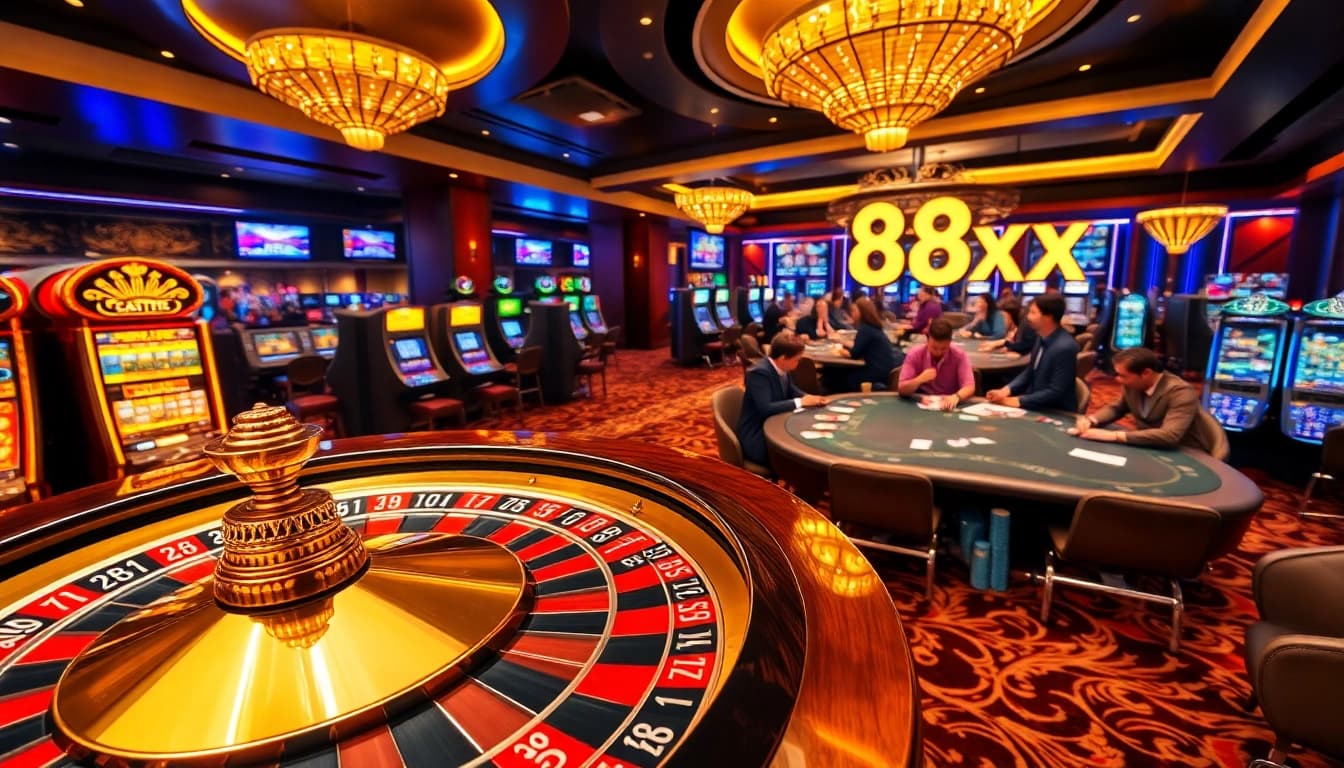 Experience the thrill of gambling at an exciting casino featuring 88xx games.