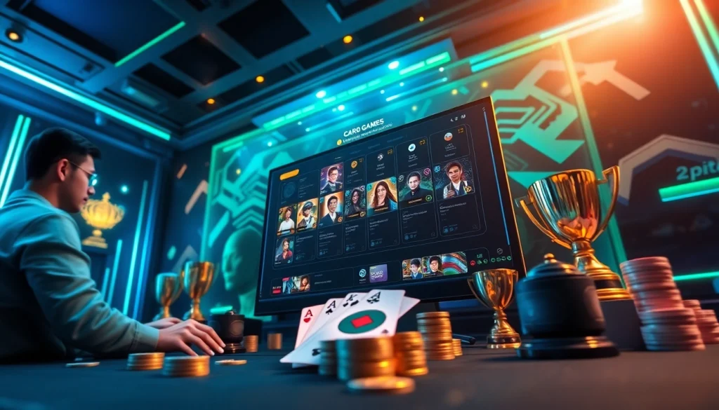 Experience the excitement of online card gaming at gamebaidoithuong.com.vc with vibrant visuals and competitive thrill.