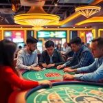 Experience the thrill of online gaming at winvn88.live with diverse players immersed in the casino atmosphere.