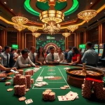 Experience the thrill of rr88 casino gaming with vibrant tables and excited players.