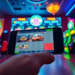 Exciting mobile betting interface representation for hello88win.live showcasing online gaming dynamics.