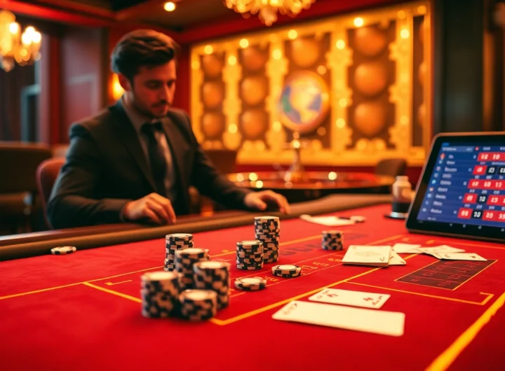 Experience the thrill of winning at blackjack with https://ku88it.com/, showcasing vibrant casino elements.