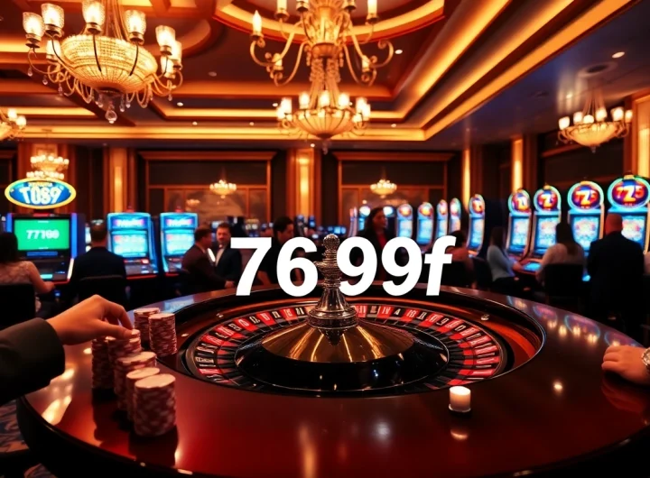Players engaging in thrilling gameplay at the 789f casino, highlighting excitement and vibrant atmosphere.