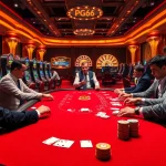 Experience the thrill of gambling at PG66 with vibrant casino scenes and exciting poker games.