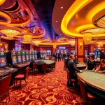 Experience the thrill of OPEN88 with vibrant gaming tables and excited players winning big.