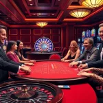 Experience thrilling gameplay at ax88 with vibrant casino tables, slot machines, and players enjoying their bets.