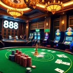 Experience the excitement of 888NEW as players engage in thrilling casino games.