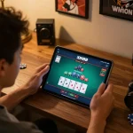 Player exploring strategic betting options on Xin88 app while enjoying an engaging home gaming session.