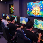 Exciting Fun79 gaming scene featuring players enjoying vibrant fishing games with thrilling graphics.