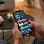 Engaging with kèo nhà cái options through a mobile sports betting app.