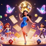 Join the excitement at 88M with vibrant attractions and dynamic lottery elements in a thrilling casino scene.
