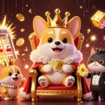 Experience excitement with MM88 CEO amidst a vibrant 3D casino scene full of jackpots.