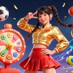 Experience the thrill of betting with UFABET's vibrant 3D illustration showcasing dynamic sports elements and engaging gameplay.