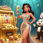 Experience thrilling moments at topbet with a stunning jackpot scene and celebratory atmosphere.