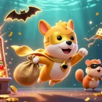 Experience thrilling gaming at sunwin with a superhero dog flying over a jackpot explosion.