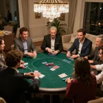 Các người chơi tận hưởng một đêm poker thú vị tại nhà khi sử dụng Rikvip cho trò chơi trực tuyến.