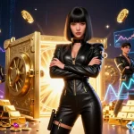 Experience thrilling wins at one88 with stunning visuals of a futuristic casino scene.