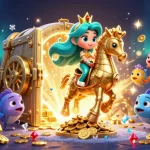 Experience the excitement of online casinos that accept credit card with vibrant 3D characters and treasure!