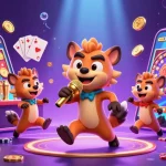 Experience the dynamic fun of hi79’s casino atmosphere with colorful characters and games.