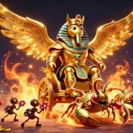 Engage with credit card casinos at https: in an action-packed 3D scene featuring a golden scarab beetle and scorpions.