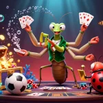 Engage in thể thao xx88 with vibrant characters and action-packed casino elements in a dynamic 3D scene.
