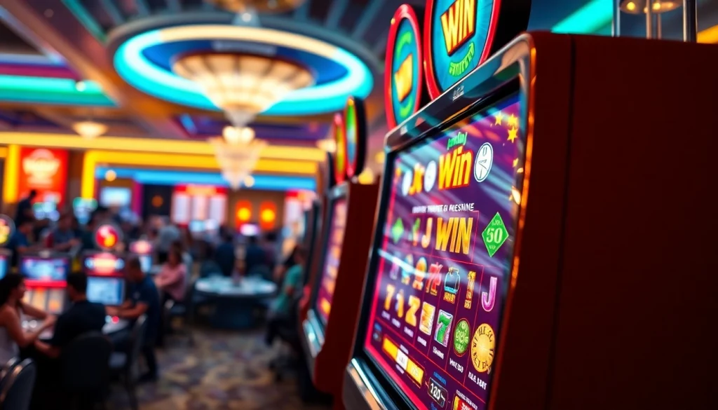 Slot gampang menang menarik perhatian pemain di kasino dengan mesin slot berwarna-warni.