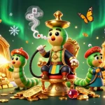 Experience the excitement of credit card casino sites in this vibrant and dynamic 3D scene.
