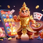 Win big with EV99 in this vibrant 3D casino illustration packed with exciting gaming elements.
