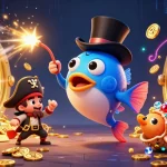 66b illuminates a thrilling treasure scene with an anglerfish, pirate shrimp, and gem snail.