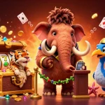 Experience the excitement of hubetmay with a vibrant casino scene featuring iconic characters and dynamic gaming elements.