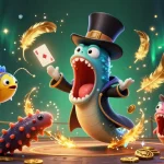 Experience thrilling card tricks at the enchanting vswin casino with underwater characters.
