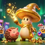 B52club transforms gaming into gold with a wizard, treasure pig, and vibrant 3D arcade elements.