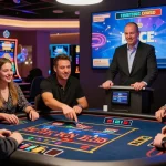 Exciting online casino environment showcasing players engaging at virtual tables, discovering options from crownwoods.org.uk.