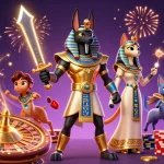 Experience thrilling gaming action at F168 with unique characters and dynamic casino elements.