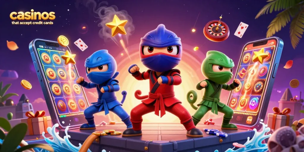 Experience exciting gameplay with casinos that accept credit cards offering vibrant slots and card games.