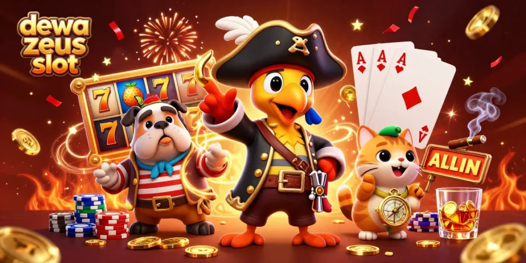 Experience the thrill of dewa zeus slot with vivid slot game elements and festive energy.