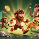 Play thrilling games at go88's prehistoric casino with vibrant characters, crypto coins, and dynamic gaming elements.