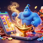 Engage with SUNWIN's thrilling gaming experiences like slots and roulette in this vibrant illustration.