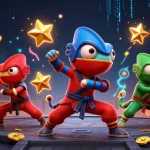 Experience thrilling action at cổng game hitclub with dynamic ninja chameleons and exciting gaming elements.